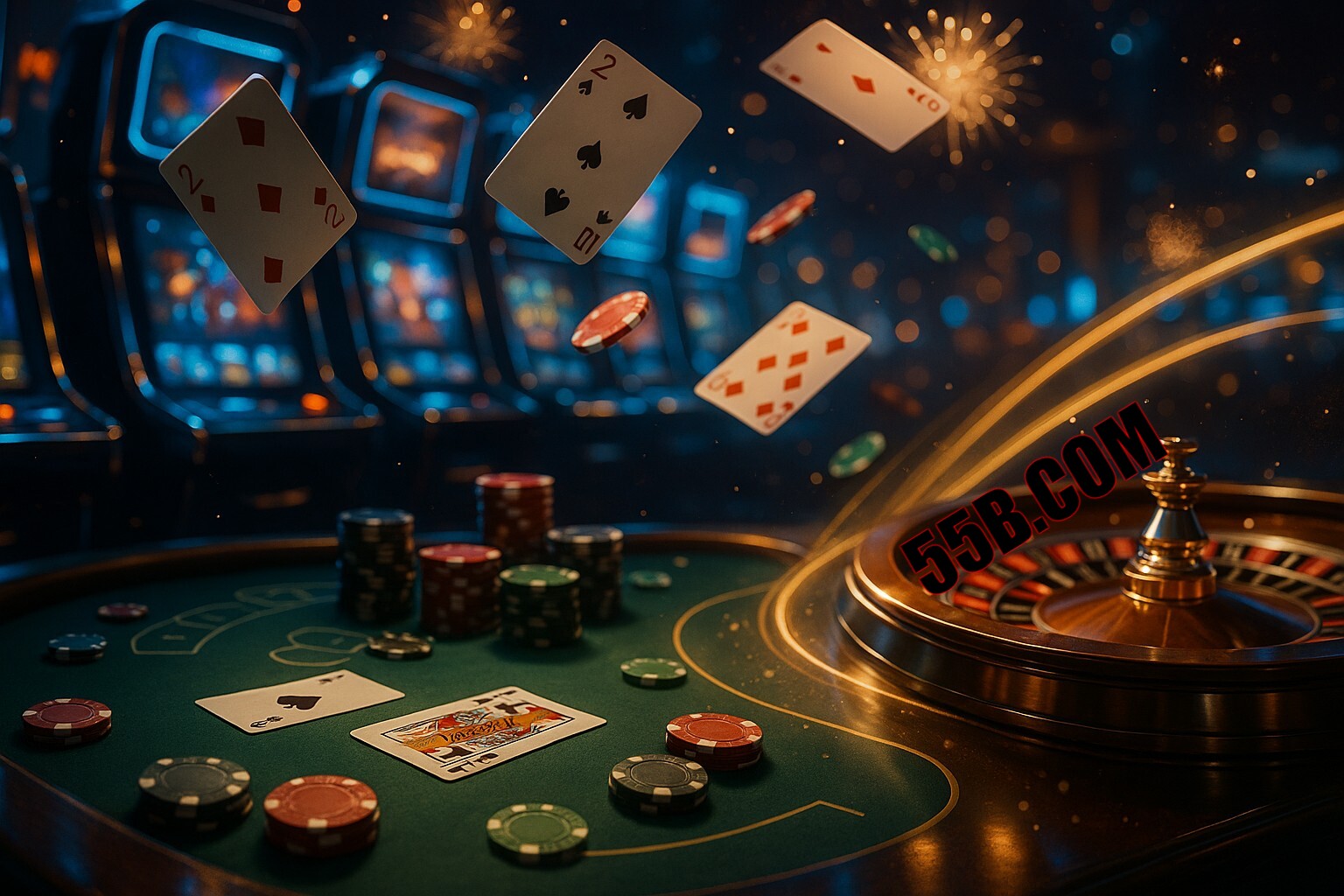 Jogos emocionantes no 55B.COM