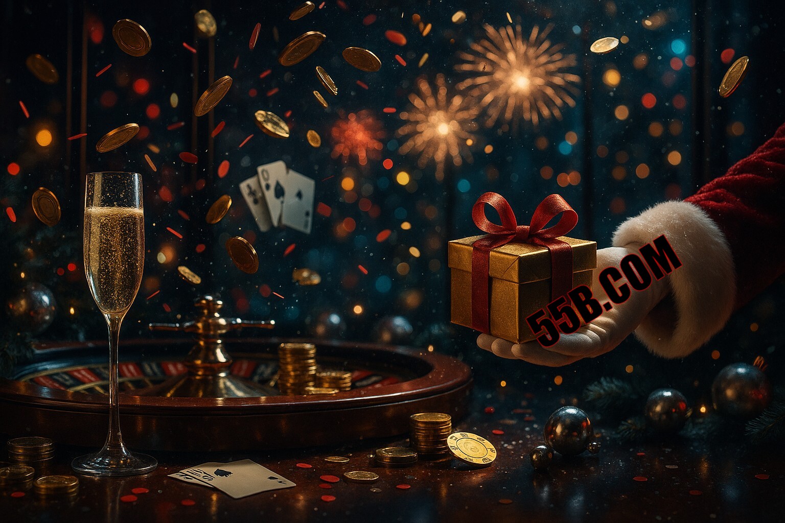 Promoções de Ano Novo no 55B.COM